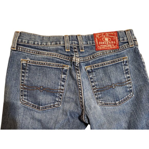 Y2K Lucky Women's Size 27 Billie Jeans Mid Rise Flare leg Med Wash F29A080 VTG - Picture 6 of 9